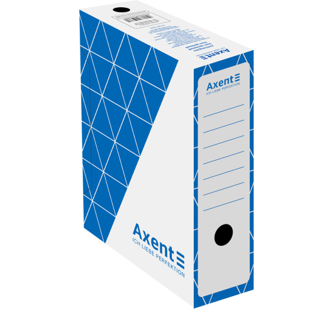 Архивний бокс Axent синій 100 мм 1732-02-A