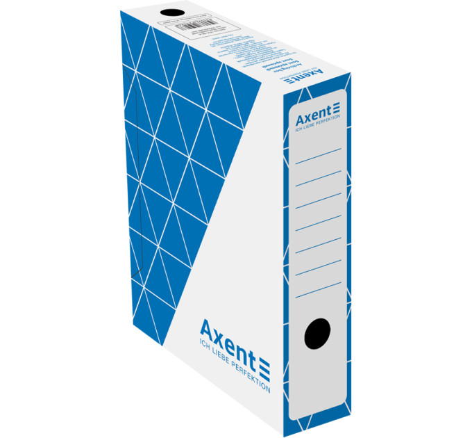 Архивний бокс Axent синій 80 мм 1731-02-A