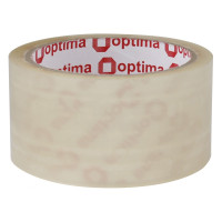 Стрічка клейка пакувальна (скотч) Optima Extra, прозора, 48мм*35м