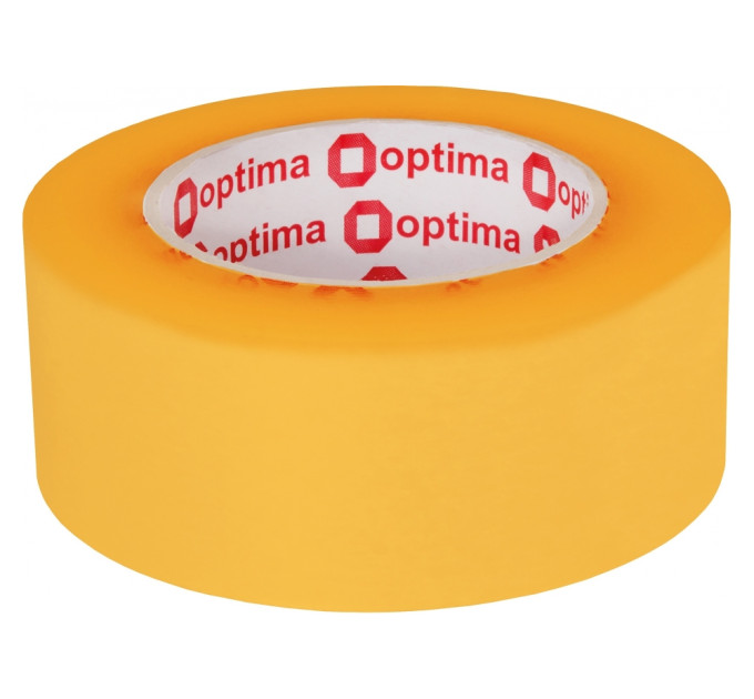 Стрічка клейка двостороння на ПП основі 48мм х 10м Optima