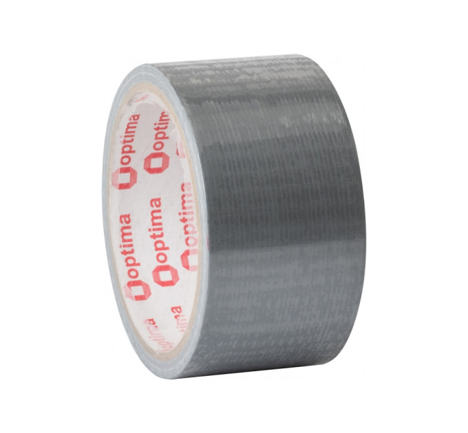 Стрічка клейка армована "Duct tape" 48мм х 10м Optima