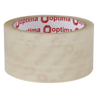 Стрічка клейка пакувальна (скотч) Optima Extra, прозора, 48мм*35м